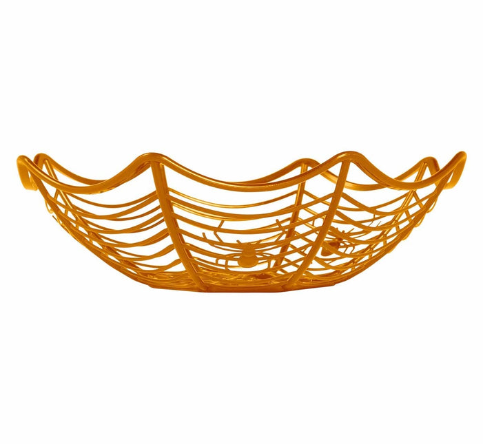 Ciotola di Halloween arancione Spider 28 cm