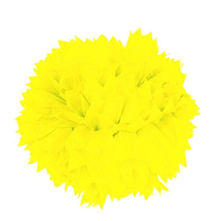 Pompon giallo neon 30 cm