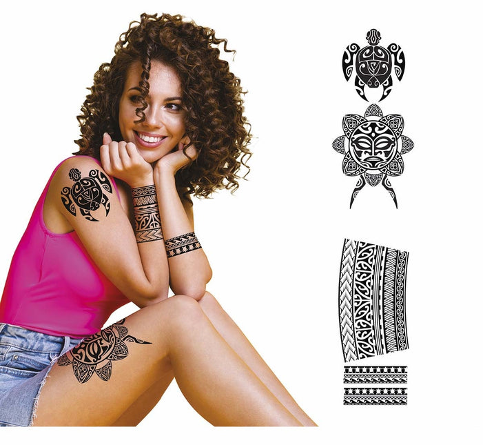 Tatuaggi finti neri da donna