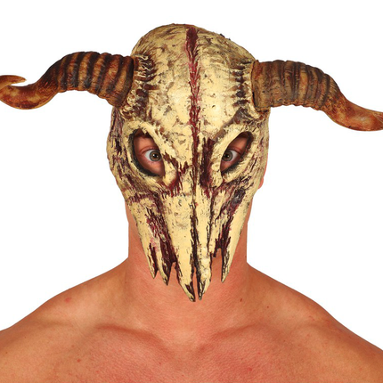 Maschera Teschio Corna