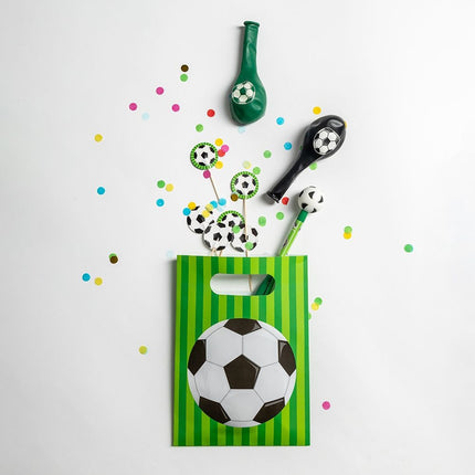 Sacchetti per il calcio verde 6 pezzi