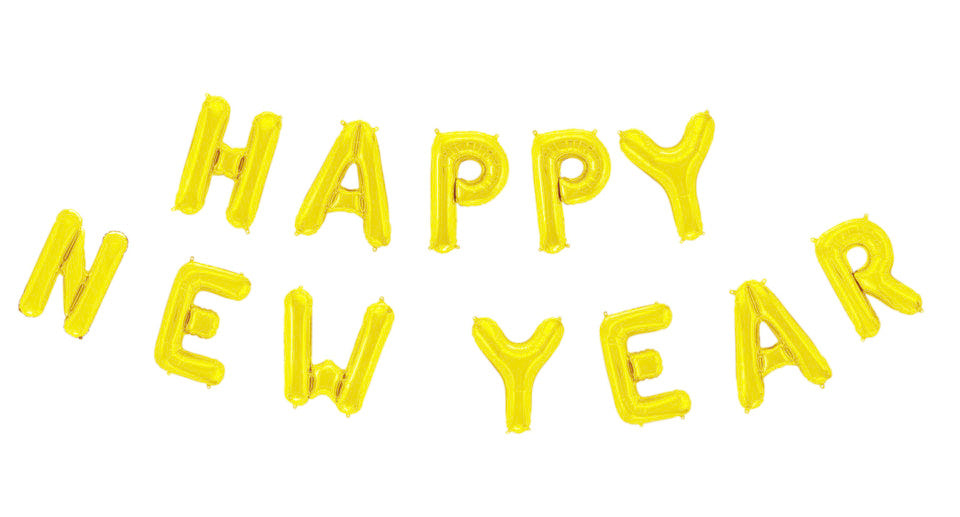 Fionda da lettera Buon Anno Oro