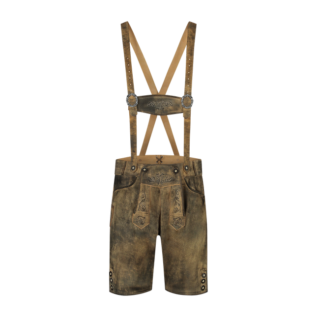 Lederhose Marrone Uomo Pelle