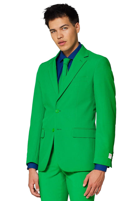 Uomini in abito verde <tc>OppoSuits</tc>