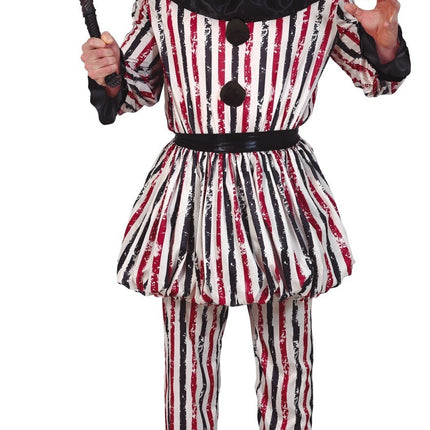 Costume di Halloween da clown dell'orrore per uomo