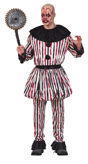 Costume di Halloween da clown dell'orrore per uomo