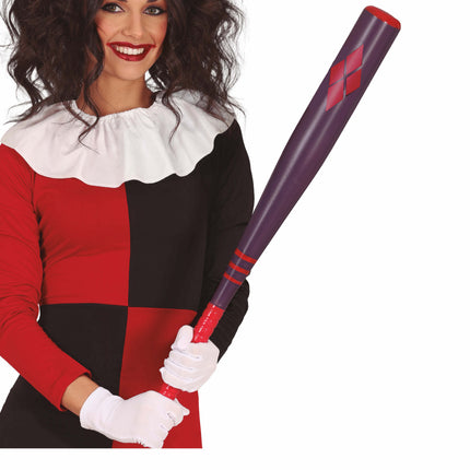 Pipistrello finto rosso viola 75 cm