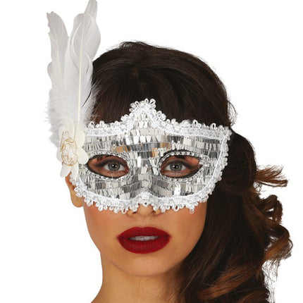 Piume della maschera d'argento