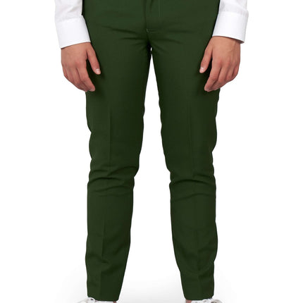 Tuta verde scuro ragazzo adolescente <tc>OppoSuits</tc>