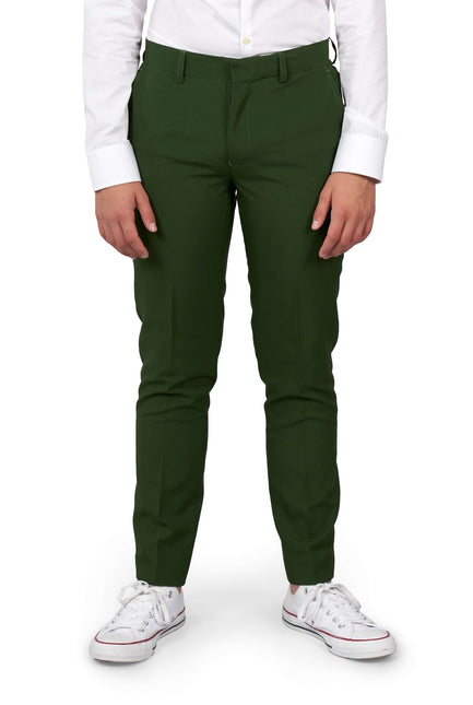 Tuta verde scuro ragazzo adolescente <tc>OppoSuits</tc>