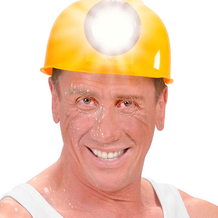 Casco da costruzione con luce
