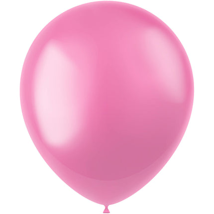 Palloncini rosa metallizzati Bubblegum Pink 33cm 100pz