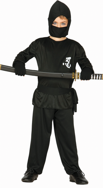 Tuta Ninja Bambino Nero