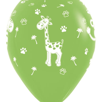 Palloncini Animali della Giungla Mix 30cm 25pz