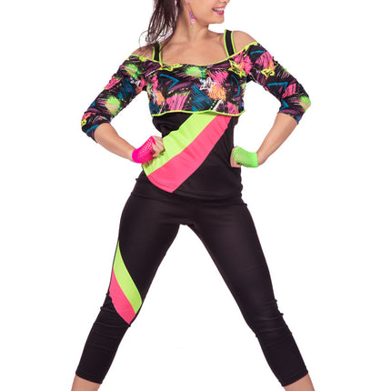 Completo da aerobica 80S Donna