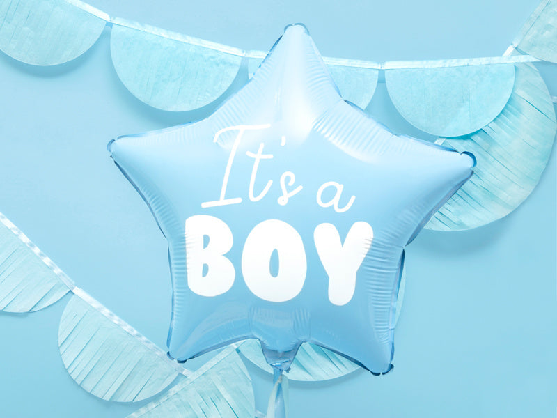 Palloncino ad elio Cuore It's A Boy vuoto 48 cm