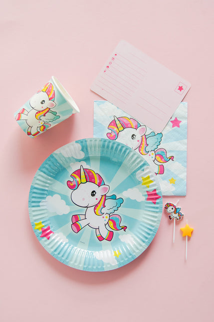Inviti Unicorno 6 pezzi