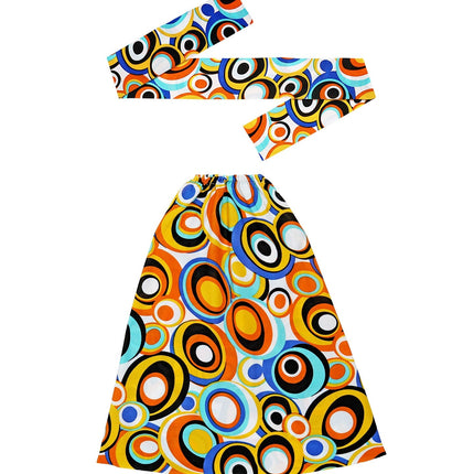 Disco 70S Set di accessori giallo 2 pezzi