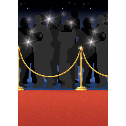 Hollywood Wall Decoration Tappeto Rosso 12,2m
