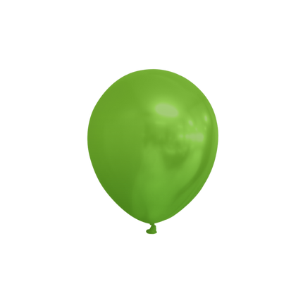 Palloncini verde lime metallizzati 13cm 100pz