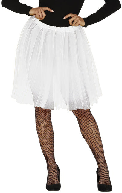 Tutù bianco da donna 60 cm