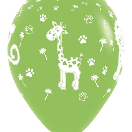 Palloncini Jungle Animals Fashion Mix 30cm 25pz