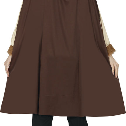 Costume da vichingo marrone da donna
