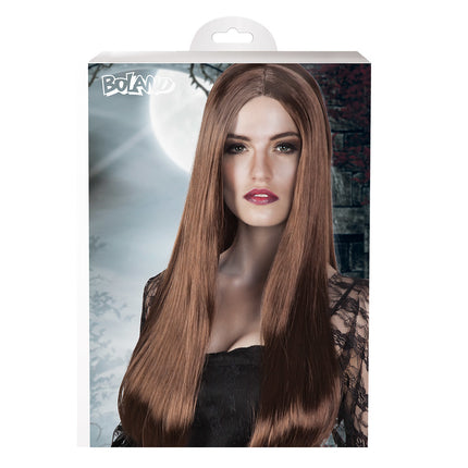 Parrucca di Halloween marrone