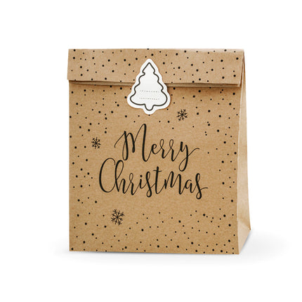 Sacchetti per feste natalizie Buon Natale 3 pezzi