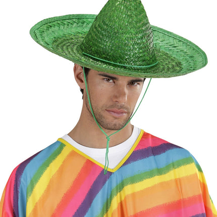 Sombrero verde 48 cm
