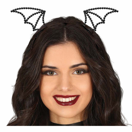 Cerchietto di Halloween con pipistrello