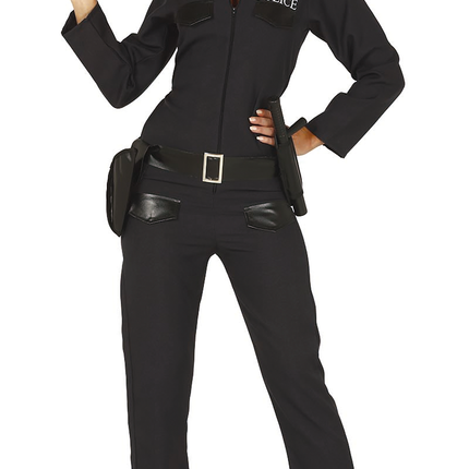 Costume da poliziotto donna nero