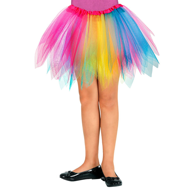 Tutù colorato bambina 40 cm