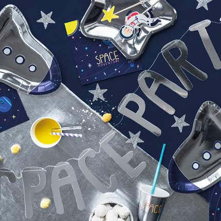 Piatti da festa spaziali 29,5 cm 6 pezzi