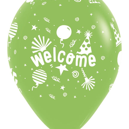 Palloncini Welcome Fashion Solid Mix 30cm 25pz