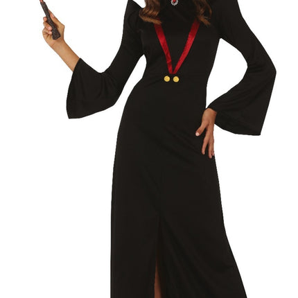 Costume da strega di Halloween da donna nero