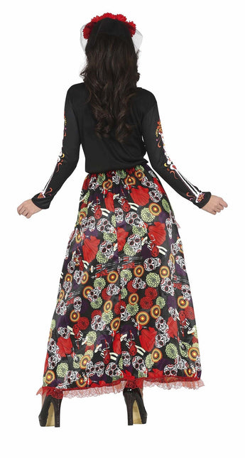 Vestito Dia De Los Muertos Donna