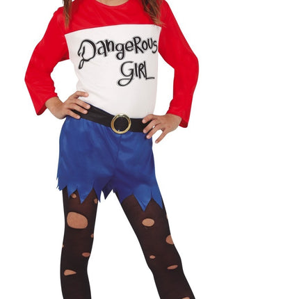 Costume Halloween Ragazza Harley Quinn Suicide Squad