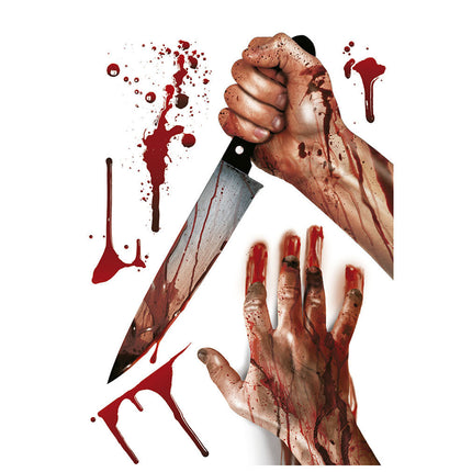 Coltello per la decorazione della finestra di Halloween