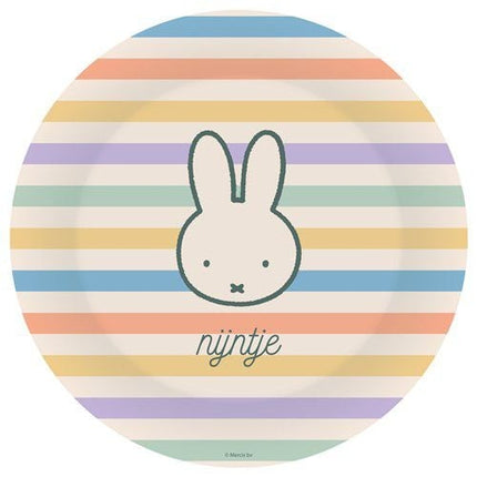 Piatti colorati Miffy 23 cm 8 pezzi