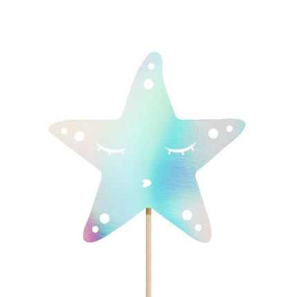 Set di cake topper a forma di sirena 3 pezzi
