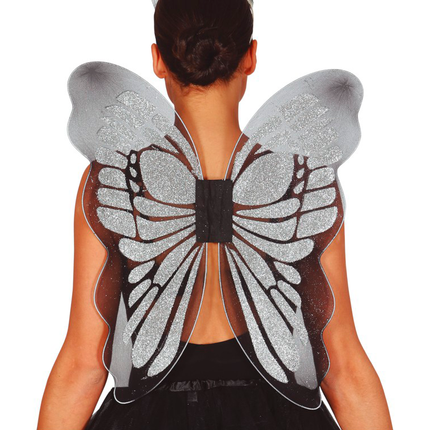 Ali di farfalla Argento 46 cm