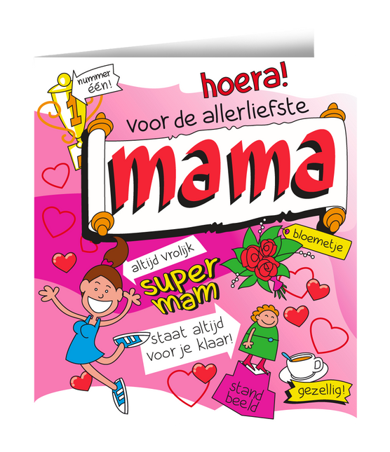 Biglietto d'auguri Mamma 16,5 cm
