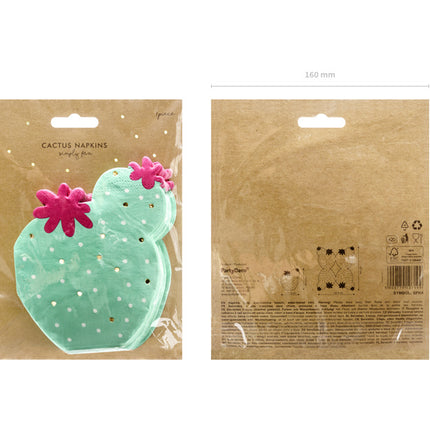 Tovaglioli Cactus 13,5cm 20pz