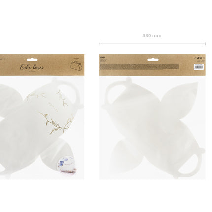 Scatole per torte Thankyou Gold 16cm 10pz