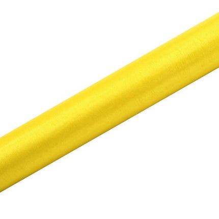 Tessuto Organza Giallo 36cm 9m