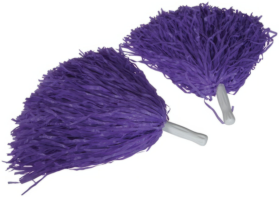 Pompom lilla 2 pezzi