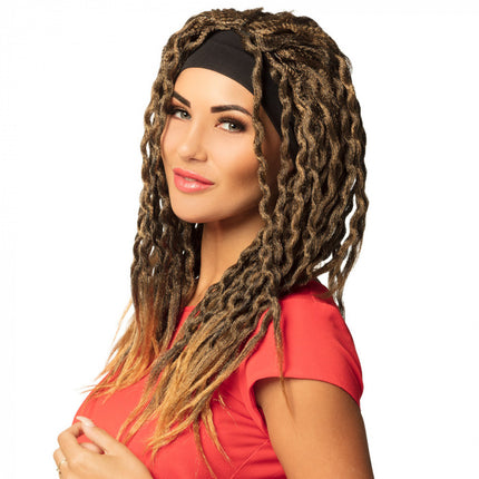 Parrucca Dreadlocks con fascia