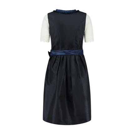 Abito Dirndl blu scuro Oktoberfest Donna 2 Pezzi