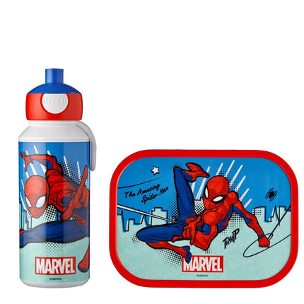 Set da pranzo Campus Bottiglia+Lunchbox Spiderman
